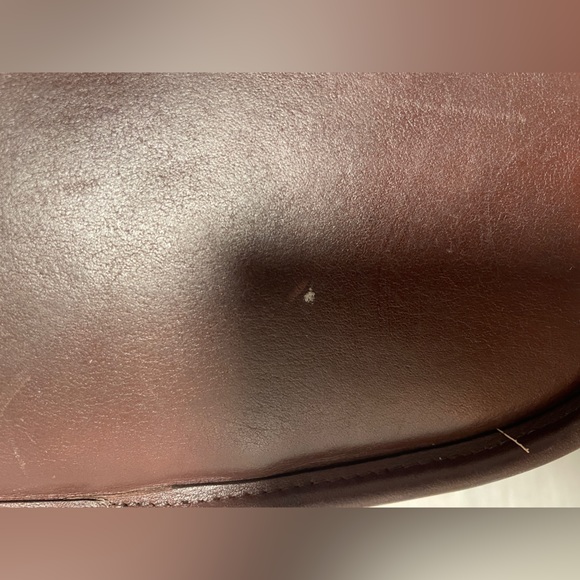 VINTAGE COACH TRIBECA SHOULDER BAG IN MAHOGANY - Picture 13 of 16